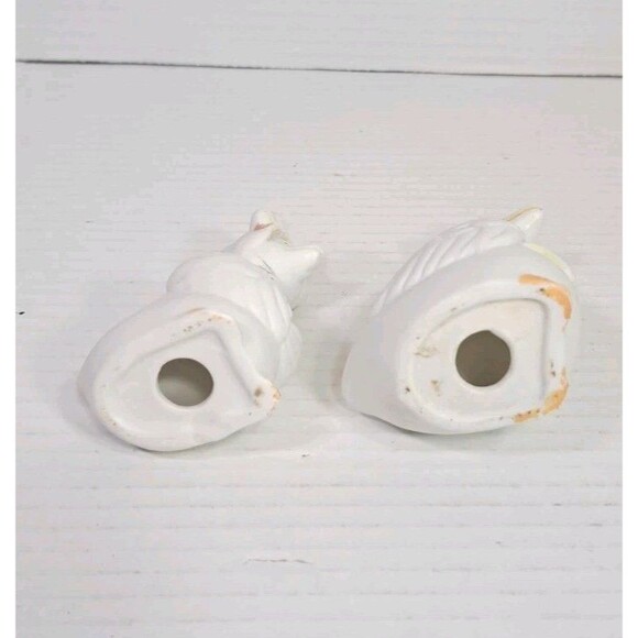 Vintage Ceramic Goose 4" Salt and Pepper Shakers Set Ma & Pa Country Kitchen - Picture 5 of 6